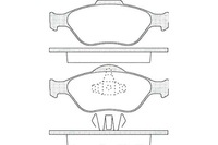 фото thumb №1, Lpr тормозные колодки тормозные ford ka 1.6 i rb_
