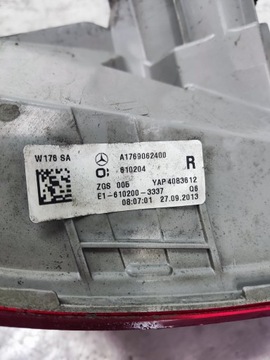 фото thumb №13, Mercedes a класс w176 лампа правая задняя правые зад a1769062400