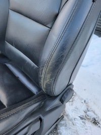 фото thumb №7, Сиденье с подогревом левый перед подушка безопасности застёжка audi a5 8t3 купе чёрная кожа оригинальный номер eu