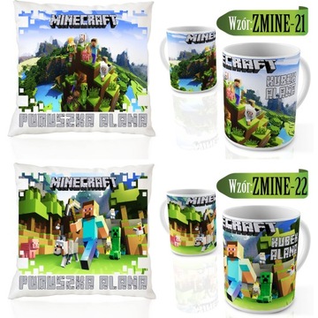Кружка MINECRAFT + Подушка в подарок для фаната + Имя