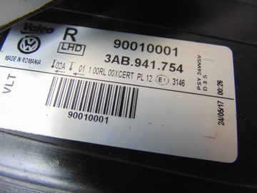 фото thumb №15, Лампа правая перед bi ксенон vw passat b7 3ab941754 европа комплектная