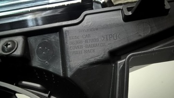 фото thumb №16, Hyundai tucson 4 iv 2020- решітка решітка радіатора чорний оригінальний номер 86351-n7100