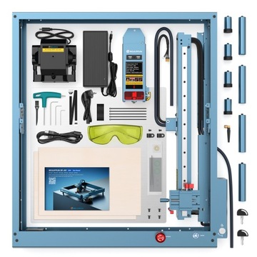 Лазерный гравировальный станок новый регулируемый SCULPFUN SF-A9 20W-24W/40W-48W 400*400mm