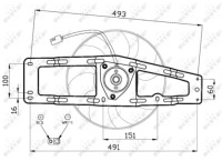 Nrf вентилятор радіатора renault twingo 1,2 93- /z Оригінал, фото thumb