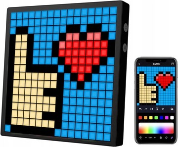 ПИКСЕЛЬ-АРТ СВЕТОДИОДНЫЙ ДИСПЛЕЙ ДЛЯ ИГРОВОЙ КОМНАТЫ 10 РИТМИЧЕСКИХ УЗОРОВ