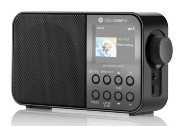 ПОРТАТИВНОЕ ЦИФРОВОЕ РАДИО DAB+ С ЖК-ДИНАМИКОМ BLUETOOTH