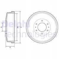 фото thumb №2, Барабан тормозной delphi bf559