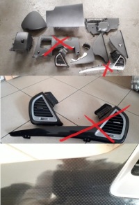 фото thumb №1, Hyundai santa fe iii 2013- захист рамка бардачок решітка обдув повітропровід