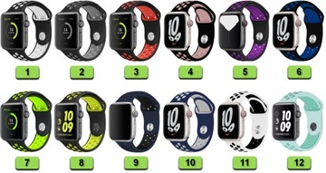 РЕМЕНЬ ДЛЯ Apple WATCH 1 2 3 4 5 6 7 8 9 SE 38MM 40MM 41MM НА ВЫБОР 24 ЦВЕТА |