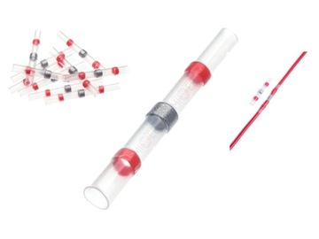 Rurka złączka termokurczliwa cyna 0.5-1.0mm 10szt