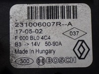 фото thumb №5, Генератор оригинал 231006007r smart forfour ii 453 1.0 sce 17r