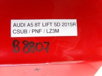 Крило ліве перед передній audi a5 8t рестайлінг  код лакофарбового покриття lz3m s-line Ціна, фото thumb
