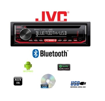 фото thumb №1, Jvc kd-t702bt радіо автомобільні блютуз cd usb