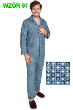 МУЖСКАЯ ФЛАНЕЛЕВАЯ ПИЖАМА, 5XL, FOR-MAX