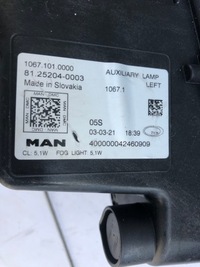 фото thumb №4, Противотуманная фара led перед передний левый man tgx