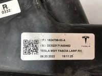 фото thumb №10, Tesla 3 противотуманная фара левый 1624798-00-a оригинал