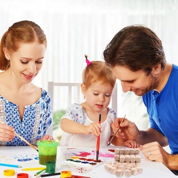 Mini Toy Niedokończone Kości do rękodzieła 20 szt