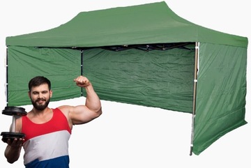 33 КГ EXTRA STRONG 2x3 САДОВАЯ ПАЛАТКА ЭКСПРЕСС КОММЕРЧЕСКИЙ ПАВИЛЬОН С ВОЗМОЖНОСТЬЮ РАСШИРЕНИЯ