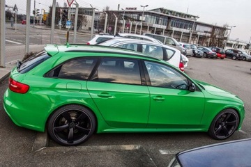 фото thumb №9, Спойлер na кришка багажника a4 b8 універсал 07-15 rs вигляд чорний блиск з abs-u !