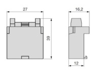 фото thumb №3, Роз'єм запобіжник плоского uni з кришка mta