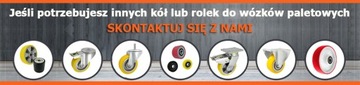Koło fi 180 mm do paleciaka, wózka paletowego