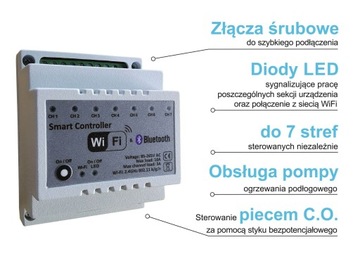Комплект теплого пола WiFi - 6 контуров