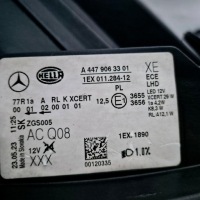фото thumb №7, Mercedes vito v клас w447 ils рестайлінг фара права повний led чорна eu