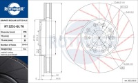 Диск rotinger rt 2251-gl t6 Цена, фото thumb
