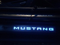 фото thumb №1, Mustang door поріг plates charcoal black iluminated