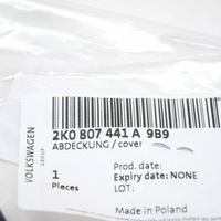 фото thumb №8, Защита na ушко буксировочный vag volkswagen caddy 2011 оригинальный