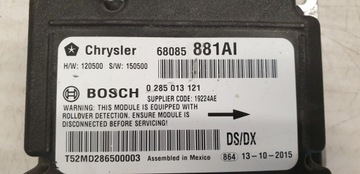 фото thumb №7, Dodge ram 1500 iv датчик модуль блок керування подушок подушка безпеки демонтаж 13-19r