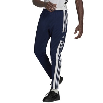 ADIDAS SPODNIE DRESOWE MĘSKIE TRENINGOWE SQUADRA 21 GRANATOWE r. L