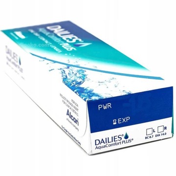 DAILIES AQUACOMFORT PLUS 90 шт. -3,25 8,7