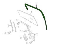 фото thumb №1, Прокладка стекло дверь mitsubishi space star ii iii 2013-2026