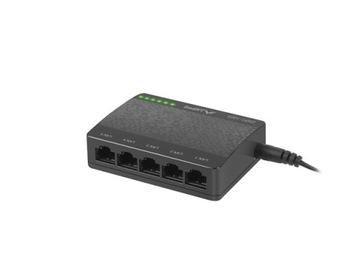 5-ПОРТНЫЙ КОММУТАТОР LANBERG GIGABIT ETHERNET LAN 1 ГБ/С