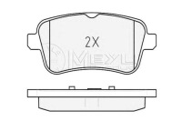 Купити Meyle гальмівні колодки гальмівні mercedes gl 400 4-matic 16, фото thumb