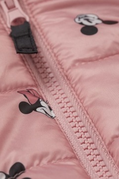 H&M BEZRĘKAWNIK KAMIZELKA Z KAPTUREM MINNIE 68