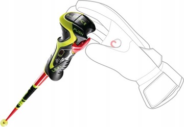 Палки для скоростного слалома LEKI WORLDCUP SL 3D 125 22/23