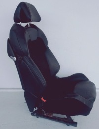 Сиденье левое  перед черная полукожа подогрев массаж citroen c5 3 x7 европа Цена, фото thumb