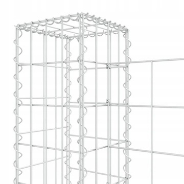 КОРЗИНА ДЛЯ ЗАБОРА ГАБИОННОГО ТИПА U 140x20x100CM
