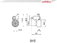 фото thumb №3, Ashika 45-09-915 натяжитель, ремень распределительного вала