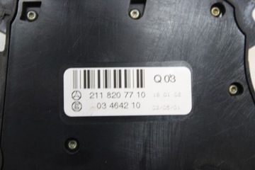 фото thumb №5, Mercedes w211 панель управление сиденья левый перед 2118207710 переключатель