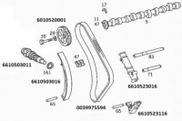 Направляющая цепь распределительного вала ssangyong rexton / 6610523116 с Разборки, фото thumb