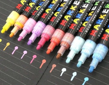 MARKER AKRYLOWY OZDOBNY DEKO 1-2 MM RÓŻOWY MG