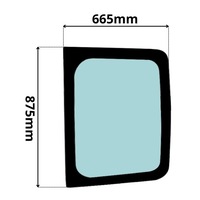 фото thumb №1, Стекло правая задняя w дверь renault trafic 2 ii wysoka 0337