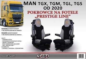 Чехлы на сиденья PRESTIGE LINE MAN с 2020 года.