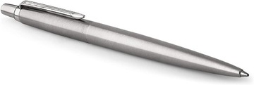 Шариковая ручка Parker Jotter, сталь, серебристая отделка, гравировка, подарочный футляр
