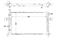 фото thumb №1, Радиатор воды tyc 725-0040-r