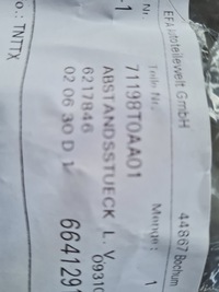 фото thumb №8, Напрямна бампера лівий honda cr-v 71198t0aa01 новий or