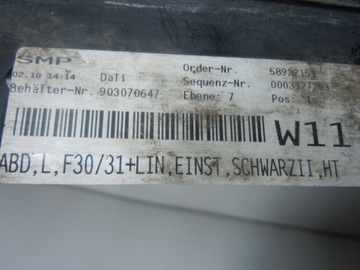 фото thumb №5, Планка пороговая левая bmw 3 f30 f31 668